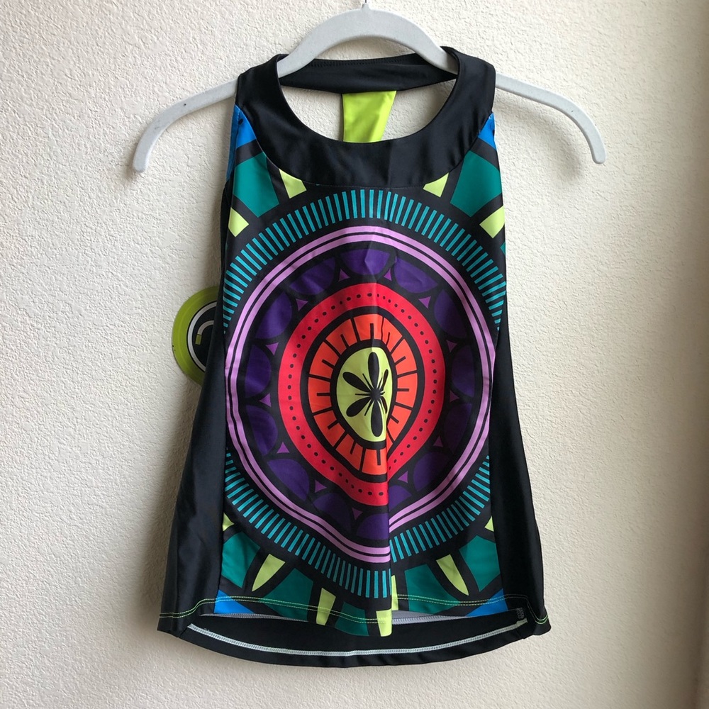 Moxie Cycling Large Fitness Tank T Back Youth Miss